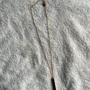 Elegant Gold Bar Pendant Necklace